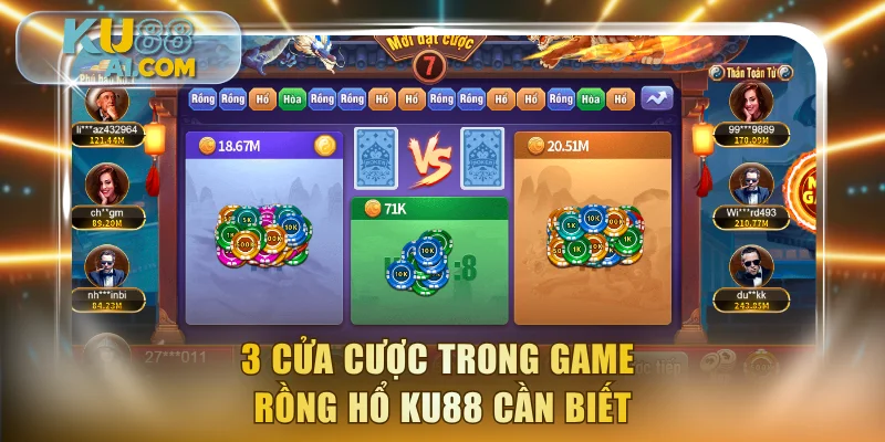 Các loại cược phổ biến trong Dragon Tiger nổi tiếng