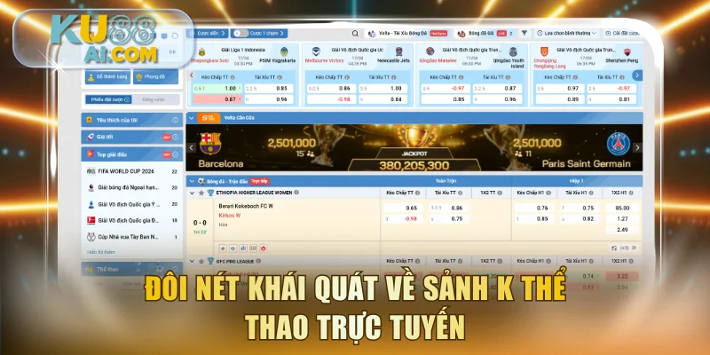 Đôi nét khái quát về sảnh K thể thao trực tuyến