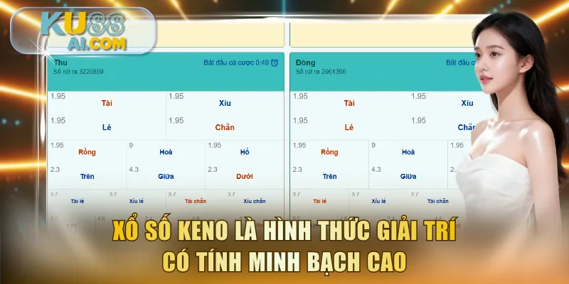 Xổ số Keno là hình thức giải trí có tính minh bạch cao